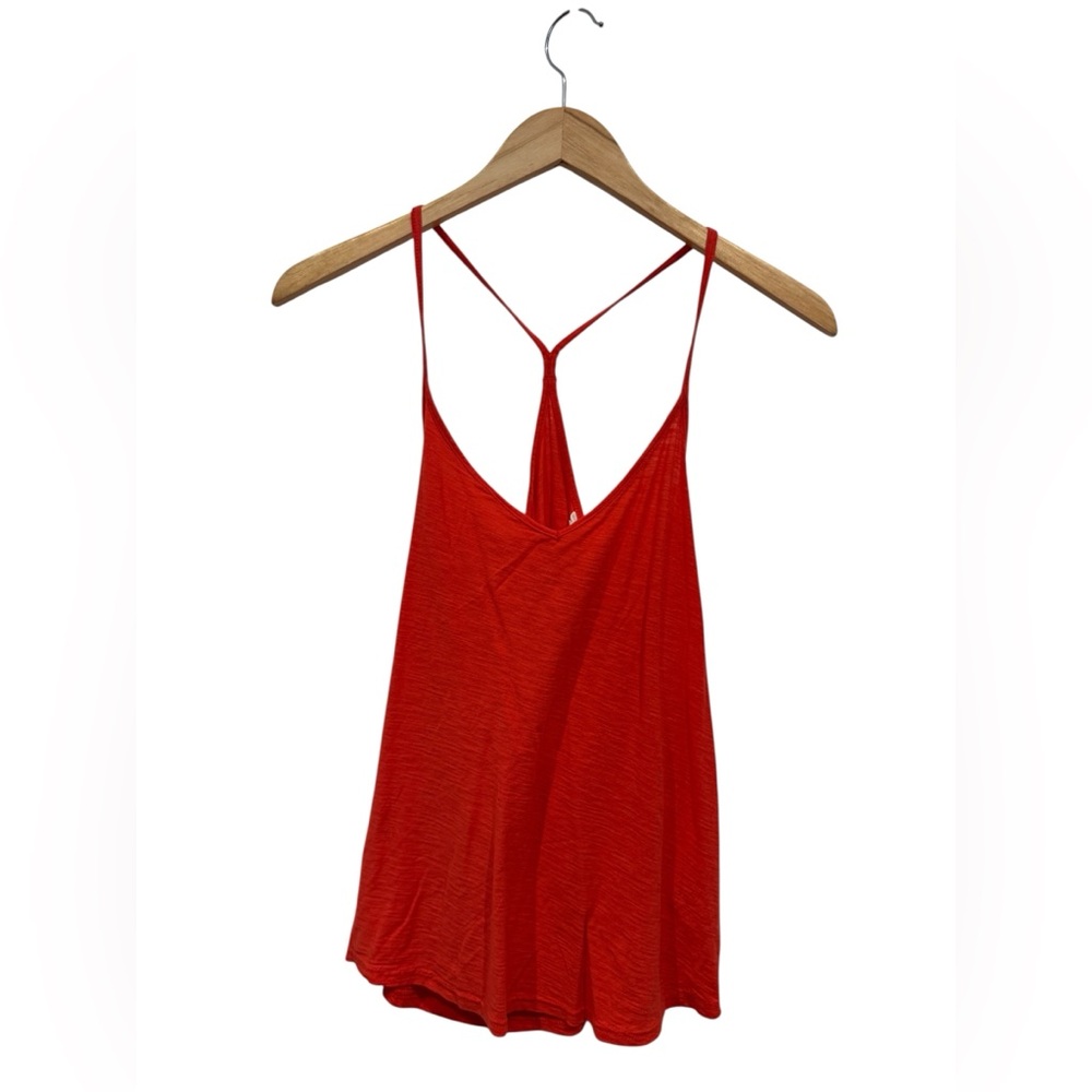 Red-Orange Women's Spaghetti Strap Top